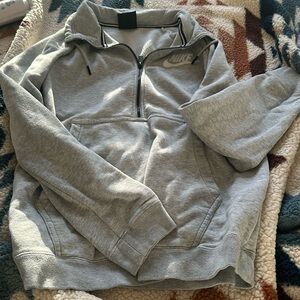 Nike crew neck zip up, lightly worn